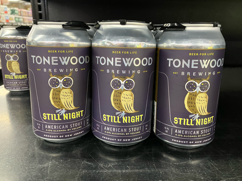 Still Night - Beer Label Illustration by James Olstein beer beer label editorial editorial illustration illustration james olstein jamesolstein.com new jersey night owl packaging texture tonewood vector