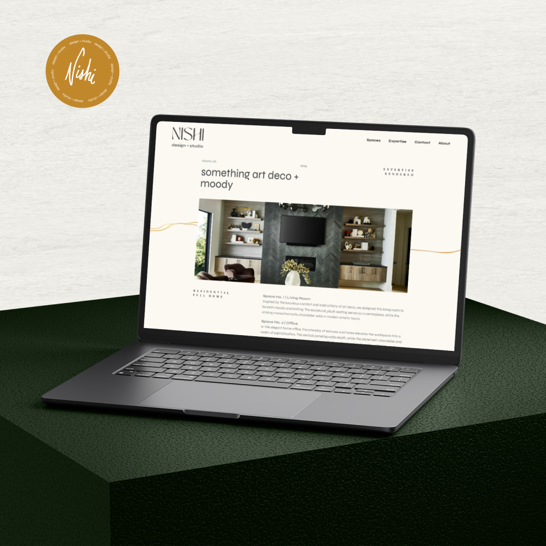 NISHI Interior Design // Website Design & Development architecture atlanta branding development graphic design homes interior design luxury portfolio uxui website wordpress