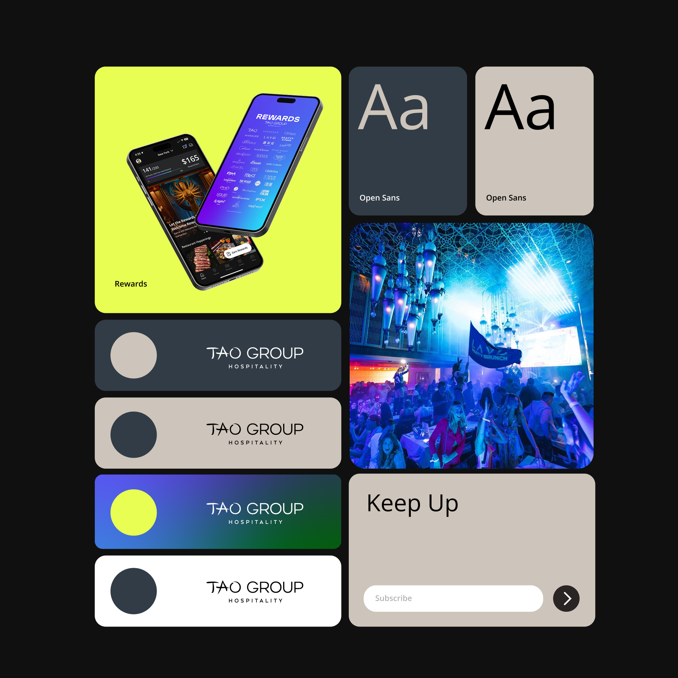 Tao Group Hospitality // Website UX UI aesthetic branding design development events graphic design identity design loyalty modern nightlife restaurant ui ux venues web website wordpress