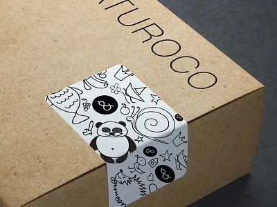 Branded Tape Design branding creative design design graphic design iconography design logo vector