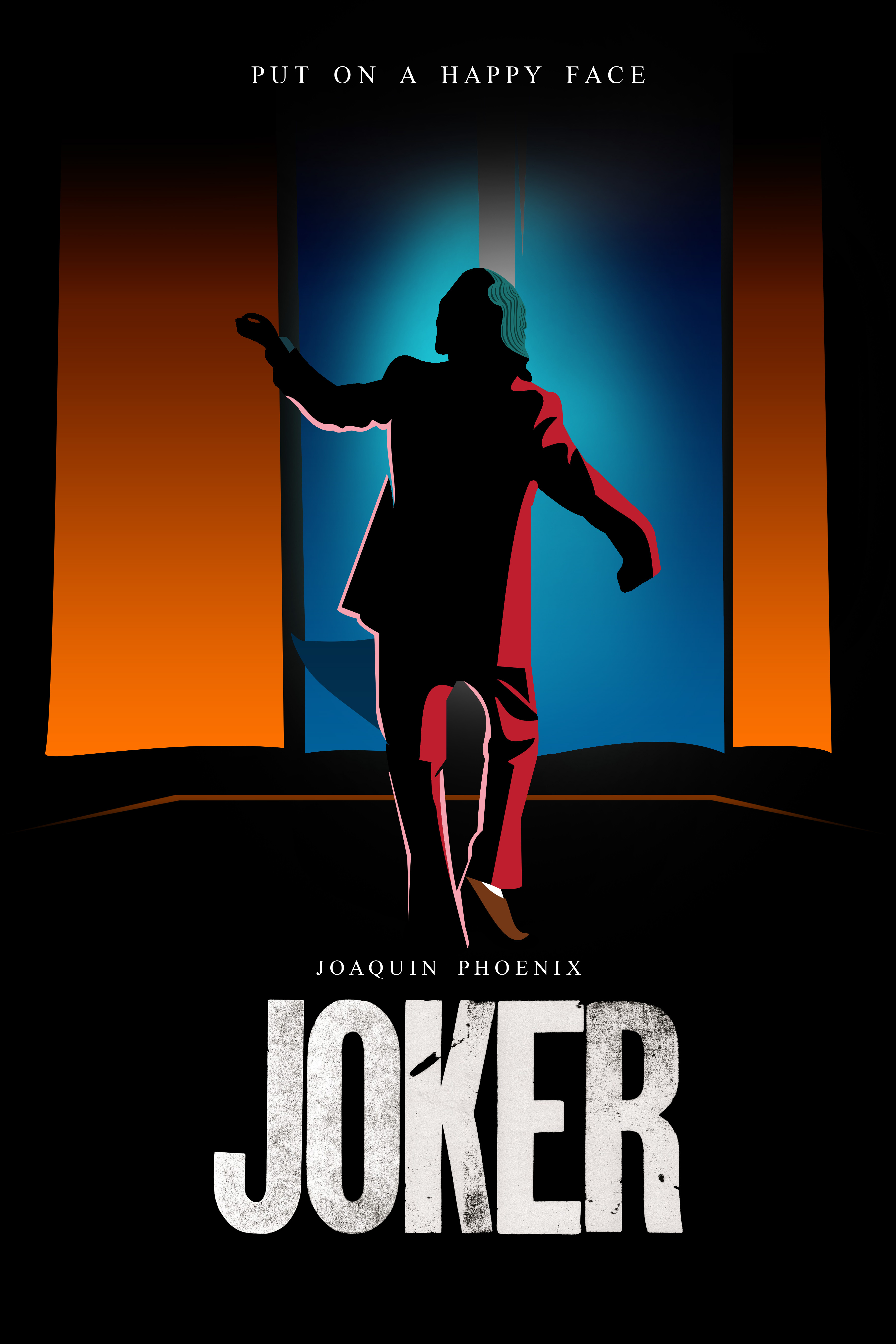 "Joker" Poster comc art comics digital art digital illustration fan art graphic design graphic designer illustration illustrator key art pop art pop culture art poster poster art poster design