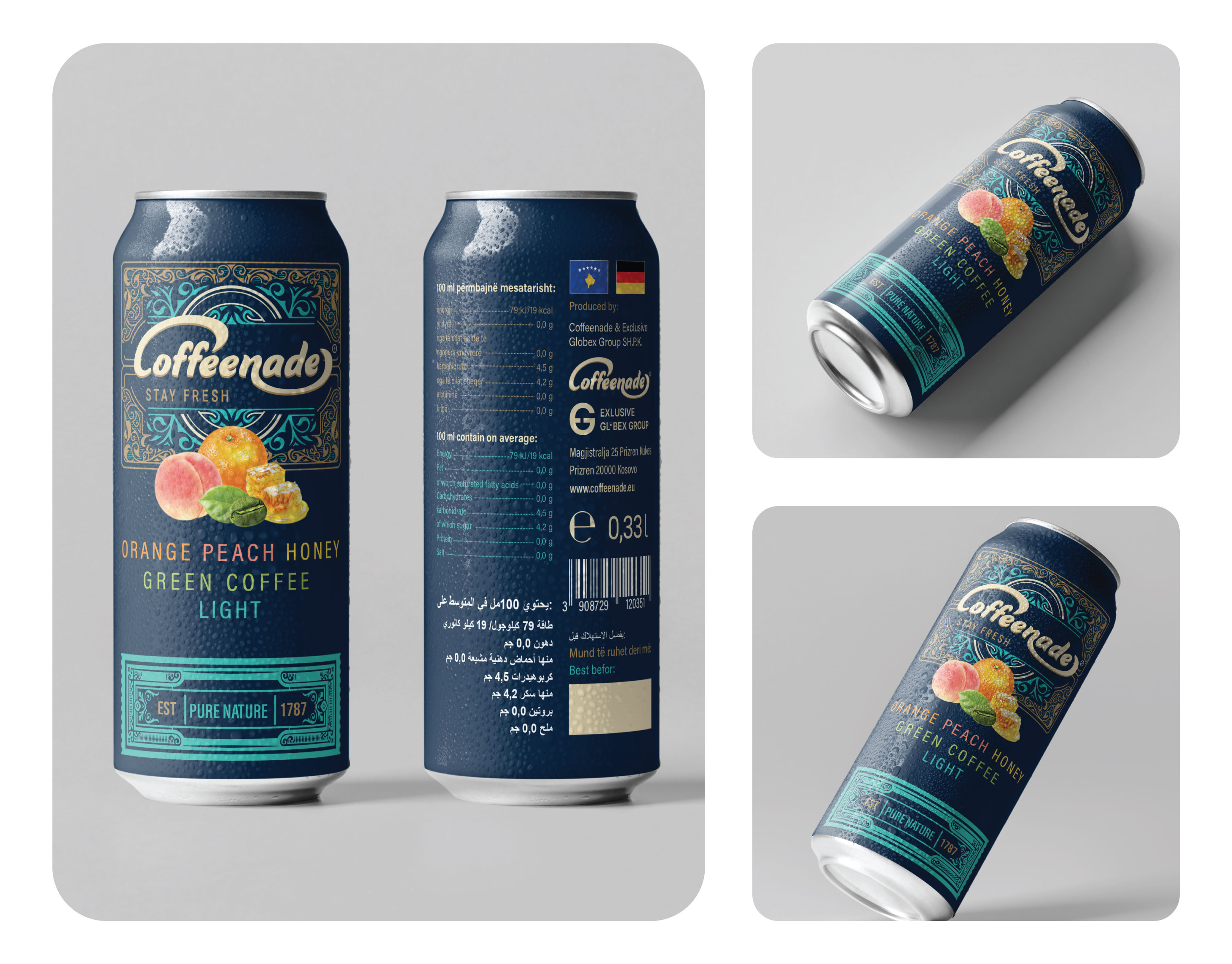 Coffee Fruits Beverage Can Bottle Label Packaging Design beverage beverage can beverage label beverage packaging bottle label can label can packaging clean design food label fruits can fruits label fruits packaging label design packaging design still can
