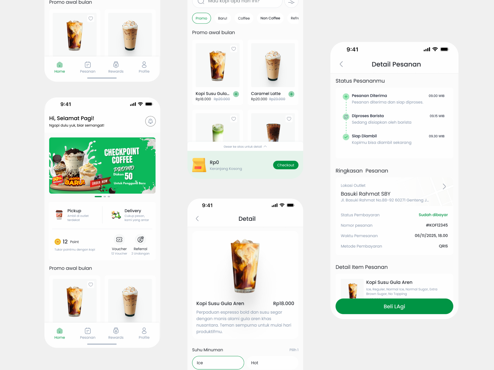 Example of Mobile App UI Design