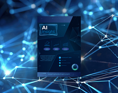 Template - AI Insight ai appdesign branding clean dashboard design finance fintech graphic design interface minimal mobile modern saas template ui ux vector webdesign website