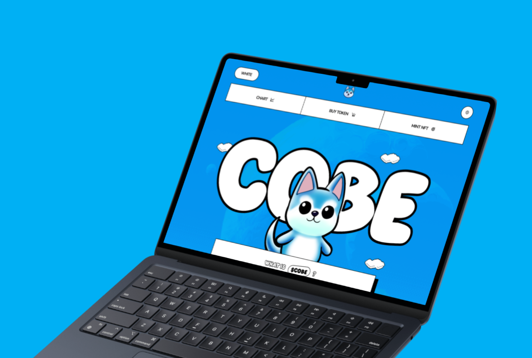 Example of Meme Coin Website Design