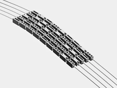 Concrete Block Growth 3D Animation 3d 3d animation abstract animation block concrete construction grass growing growth motion graphics wave waving