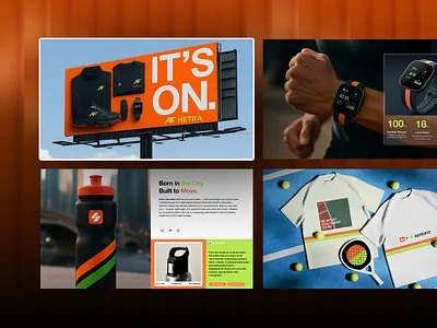 🔥 HETRA × AEROFIT — Sport Collection Launch branding graphic design logo