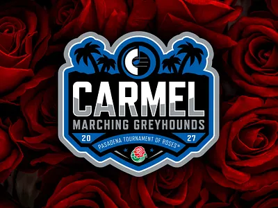 Carmel Bands Rose Parade 2027 Logo branding design graphic design logo