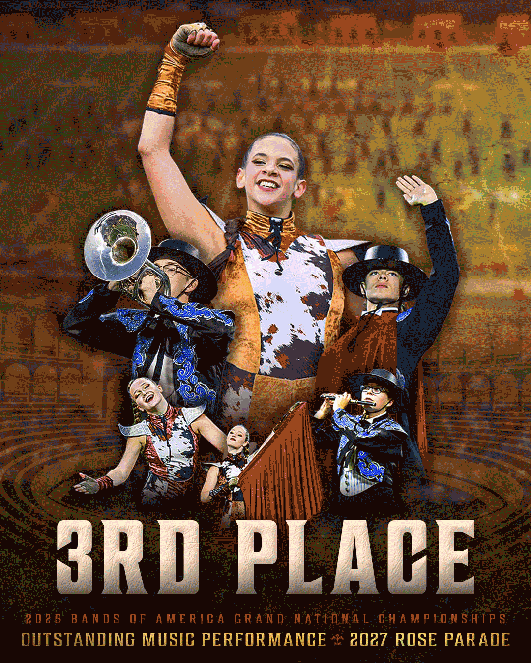 Carmel Bands Grand Nationals Promo Graphics design graphic design