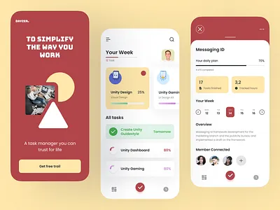 Task manager app application design calender app dashboard mobile app mobile app design mobile ui product design project managment reminder app schedule app taks managment task app task managment tasks team maneger time managment app ui ui design