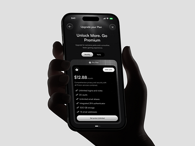 Subscription Page Password Manager Mobile App mobile mobile app mobile app design mobile app ui plans pro pro feature subscription subscription page subscription screen