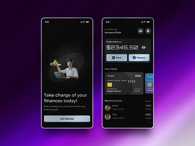 Finance & Banking App Design banking banking app finance finance banking finance app money management smart banking smart finance ui ux