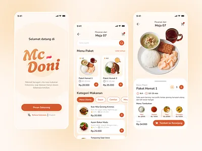 McDoni | Self-Ordering Kiosk Interface case study figma fnb food app kiosk mobile app mobile app design study case ued ui ui design uiux user experience user interface ux