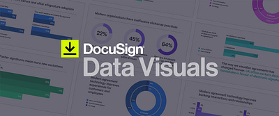 DocuSign Data Visuals branding data data visualisation graphic design infographic information visual