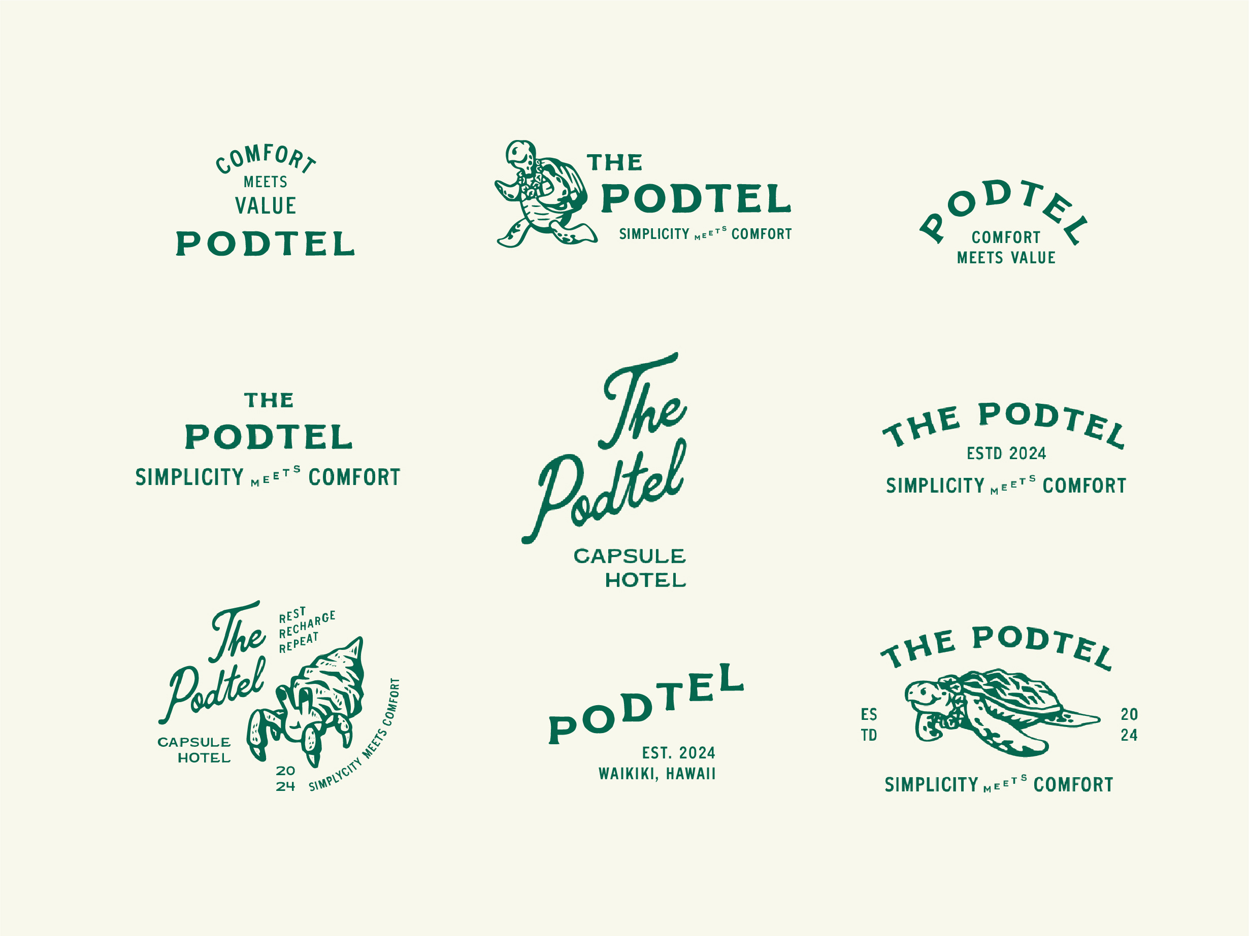 Example of Podtel: Branding Exploration (Unused)