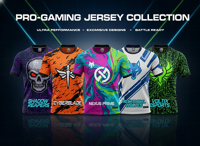 Elite Sports Jersey Collection – Custom Gaming Uniforms athletic wear black blue cricket custom jersey design esports jersey design gaming apparel gaming jersey illustration jersey jersey design kit design modern jersey soccer team jersey unique jersey vector white yellow