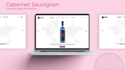 Wine Landing Page Design css design landingpage prototype ui uidesign uiux ux webdesign website design