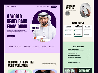 Fintech Service Website UI/UX Design | Home Page Design banking ui banking uiux banking website design financial dashboard financial website fintech fintech landing page fintech service fintech website focotik homepage homepage design modern website online banking ui ui ux design web design