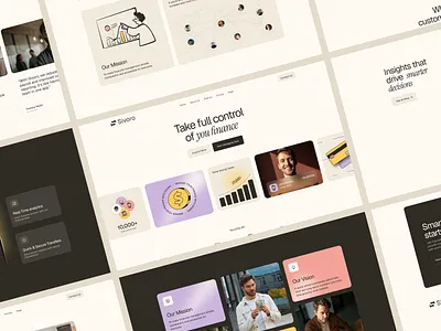 Startup marketing website design - Sivoro fintech lead minimal design mobile responsive tech product webflow website design