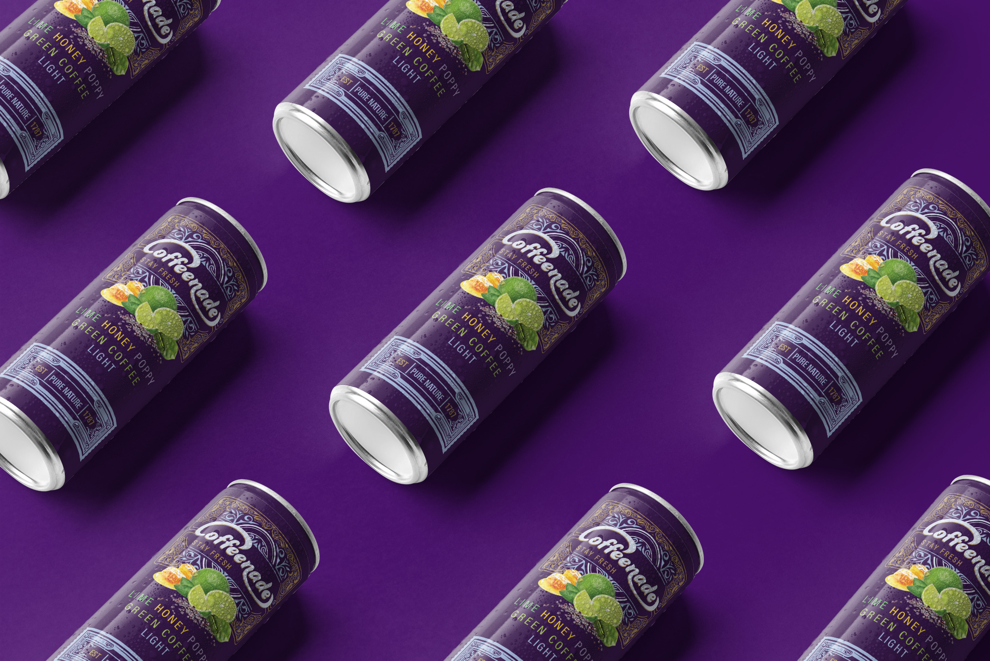 Coffee Fruits Honey Mix Drink Label Packaging Design branding branding design can bottle can bottle label can label coffee coffee can fruits honey honey can honey drink label label design packaging design packagng product label product packaging soda label still can