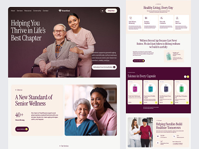 Healthcare Landing Page ecommerce ecommerce website health tech healthcare landing page landing page design medical modern ui online pharmacy pharmacy ui design web design website