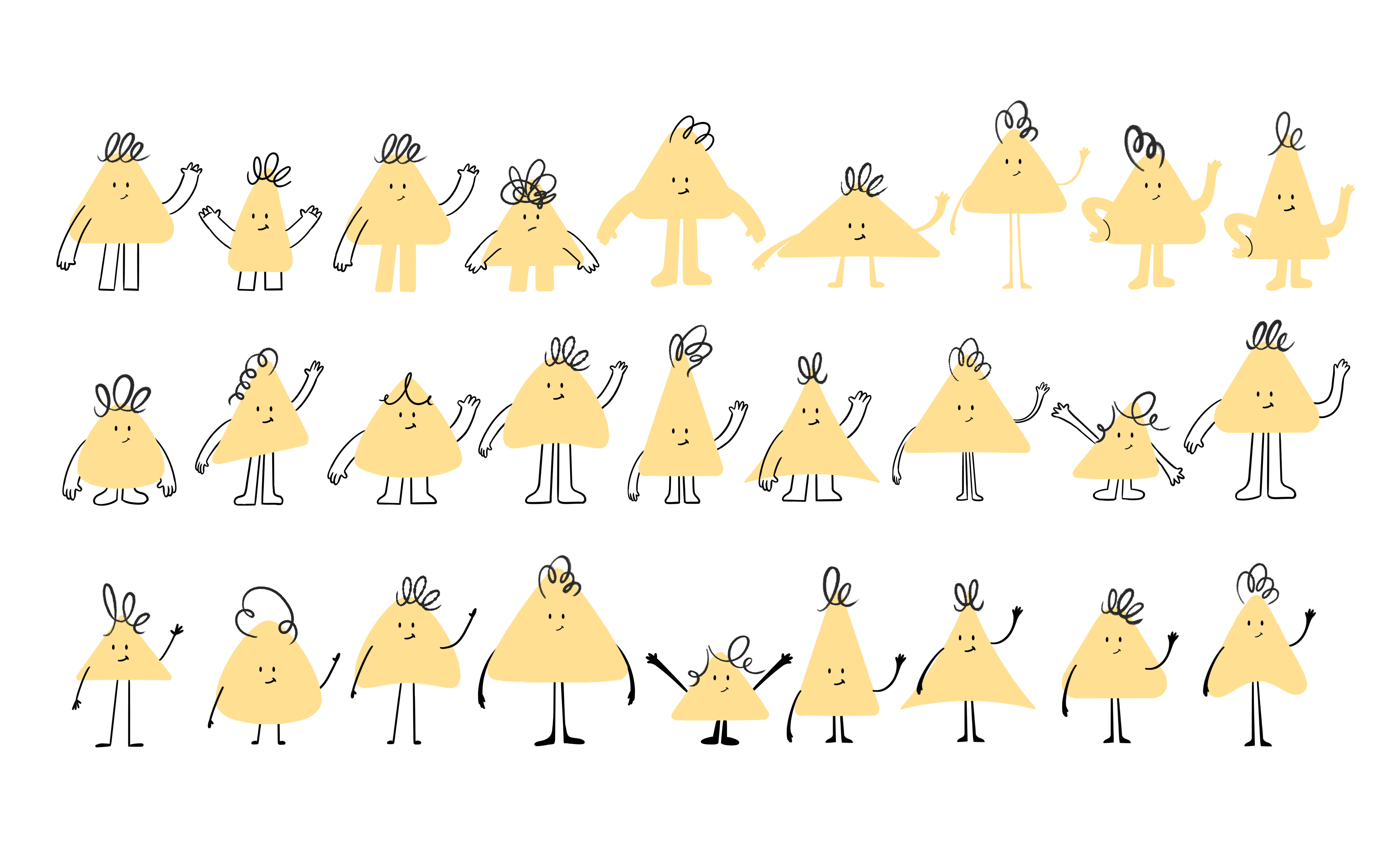 Example of Character Design & Animated Gifs