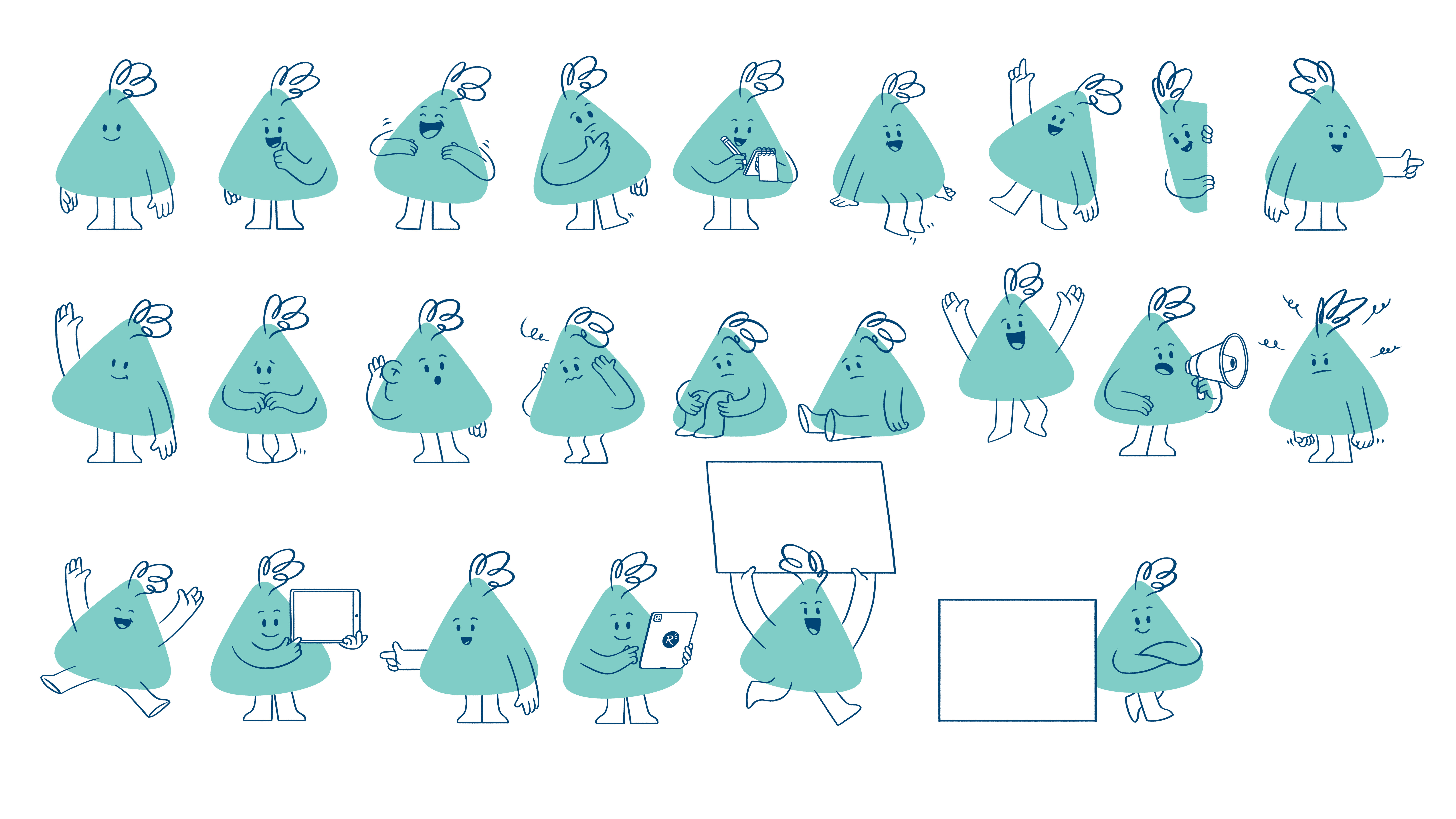 Example of Character Design & Animated Gifs