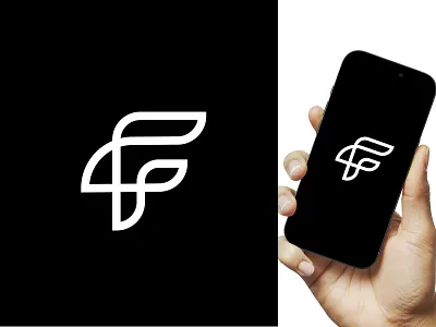 Modern F Logo Design branding design f f latter mark f line logo f logo f logo design f logo mark f monogram graphic design logo logo design logo for sale minimal f logo minimal logo modern logo