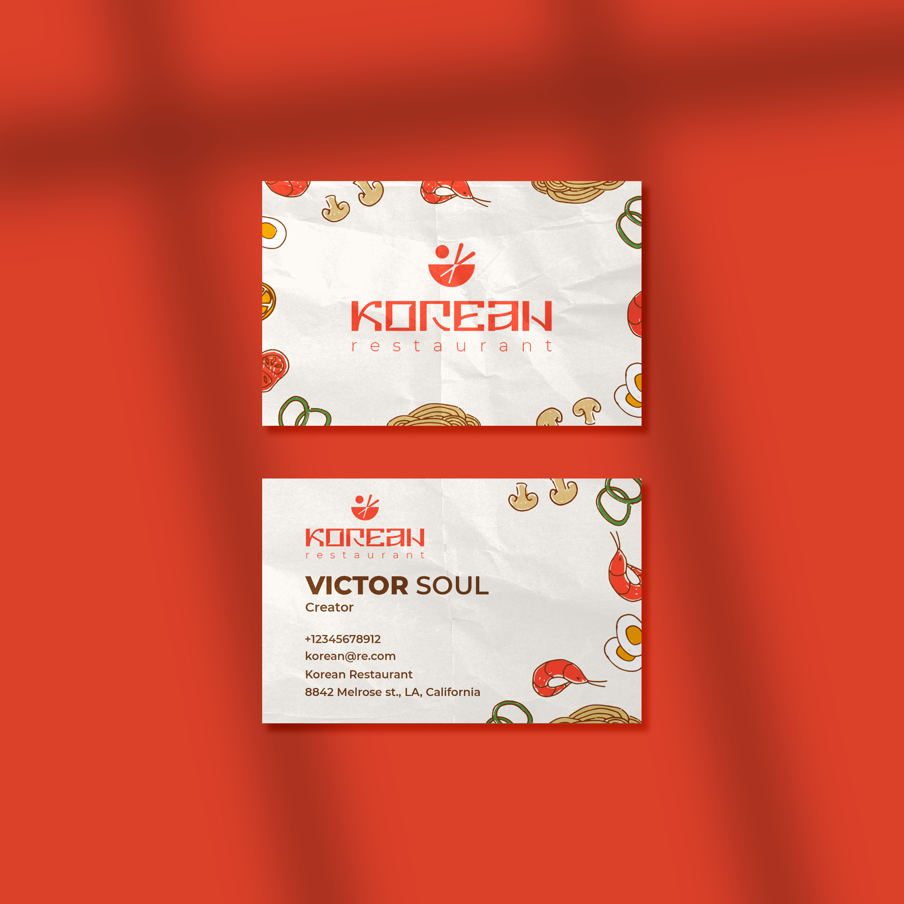 Example of I Will Do Professional Business Card