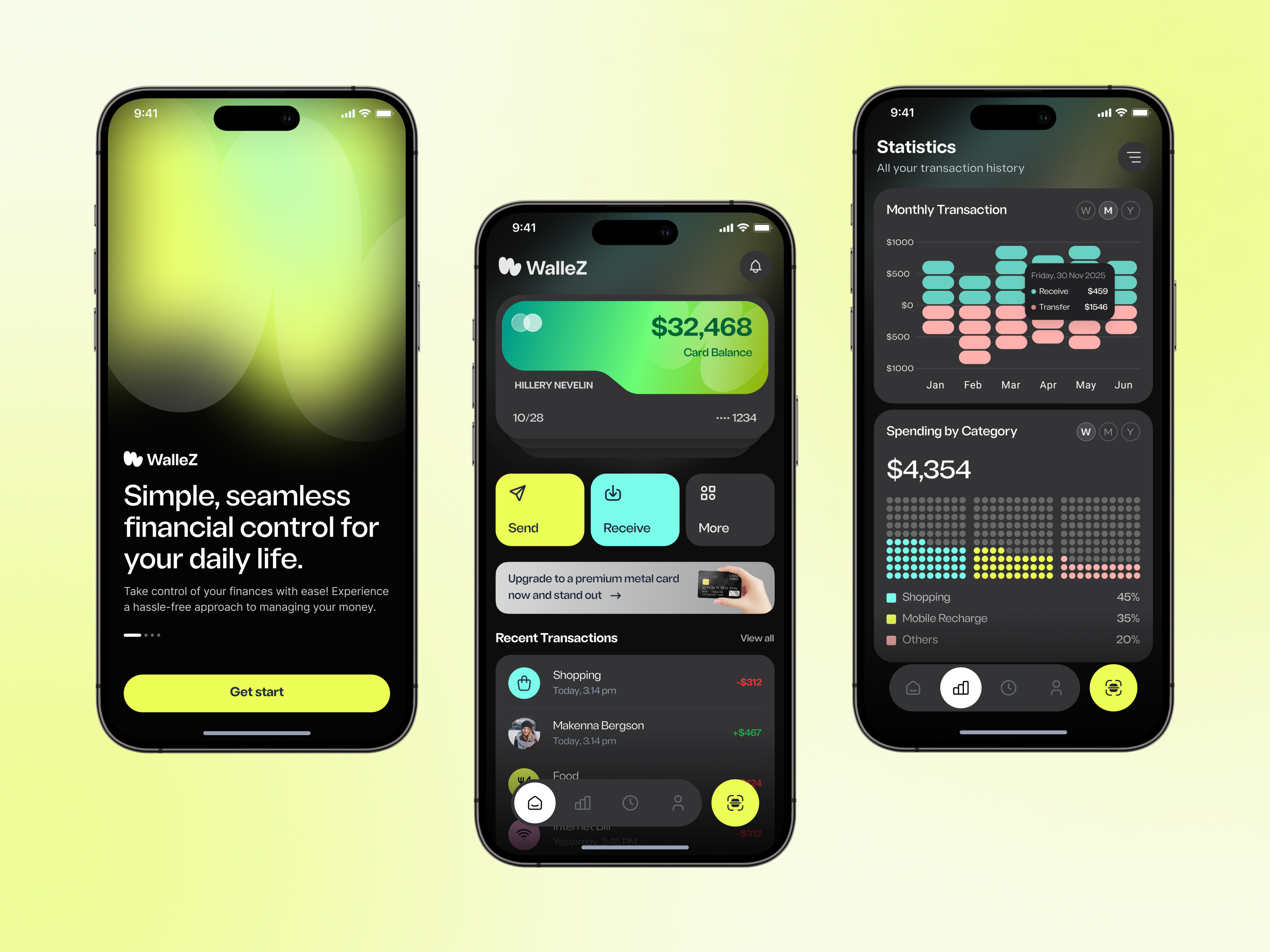 Example of Mobile App UI/UX Design I Os & Android