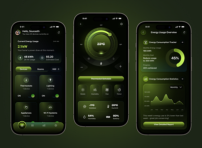 AI Smart Management App app design app saas design goal tracking interface minimal mobile app note taking app project management saas smart home task task management task management app task management web app team management ui uiux