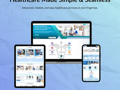 Health Care branding branding design clean ui creative doctor graphic design healthcare landing page hospital hospital website landing page medical booking medical care medical website modern design premium ui simple ui trending design ui ui challenge ux