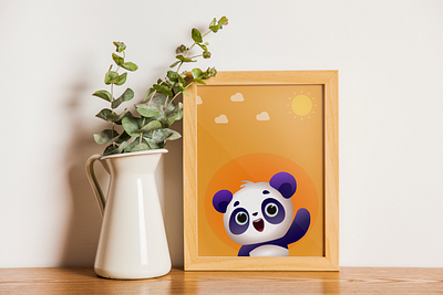 Panda 2D 2d design graphic design illustration panda vector