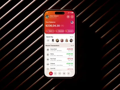Finance Money Management App app app design b2b banking app budget tracking digital wallet finance finance mobile app fintech management mobile app modern money ui design wallet