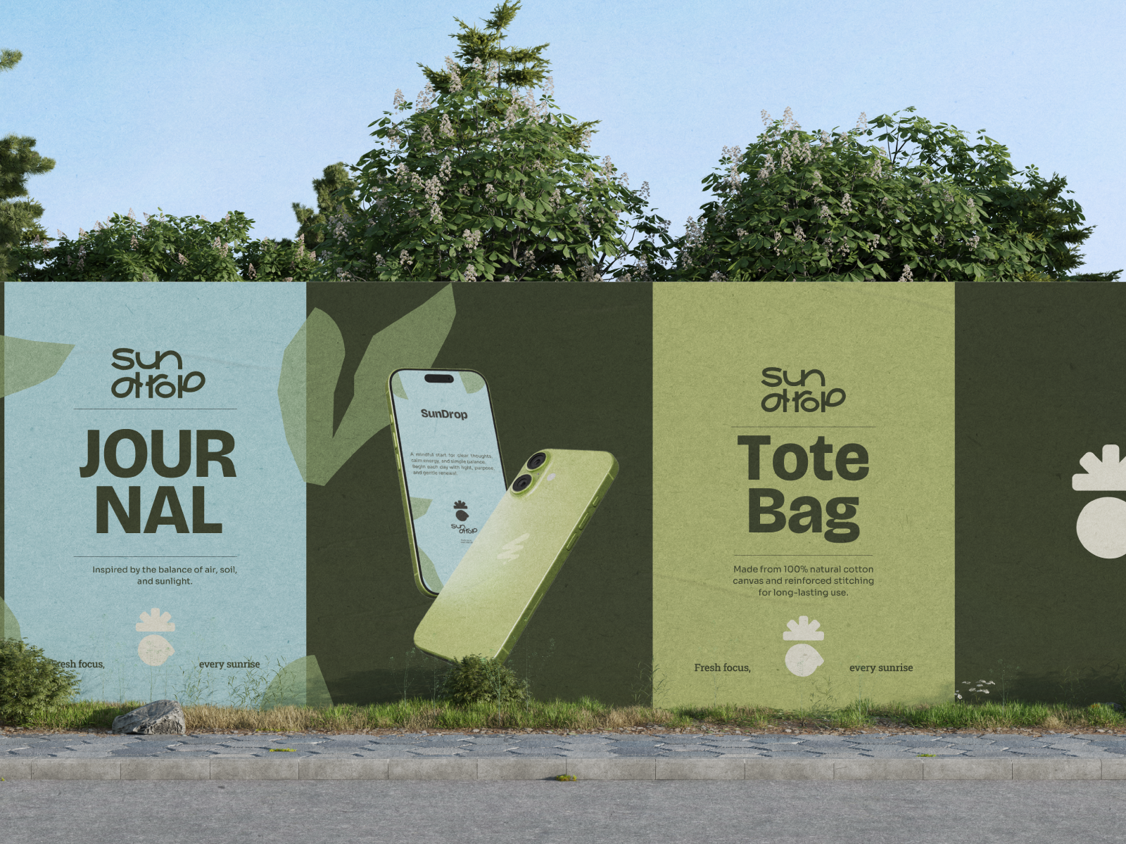 Example of Sundrop Branding Design