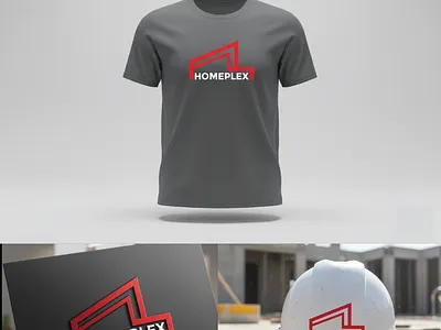 HOMEPLEX — Modern Real Estate & Housing Identity Design abstract logo architecture logo brand identity branding clean logo design construction logo creative logo design graphic design homeplex house logo letter logo logo logo design logo designer minimal logo modern logo property branding real estate logo text logo