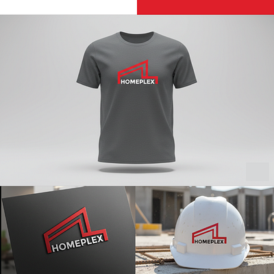HOMEPLEX — Modern Real Estate & Housing Identity Design abstract logo architecture logo brand identity branding clean logo design construction logo creative logo design graphic design homeplex house logo letter logo logo logo design logo designer minimal logo modern logo property branding real estate logo text logo