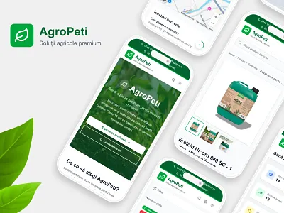 🌾 AgroPeti - Agricultural E-Commerce Platform agriculture app branding design e commerce illustration mockup ui ux web design