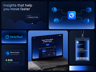 OnlyTool Branding for AI-Driven Platform analytics dashboard b2b branding dashboard minimal platform saas ui ux web design workflow