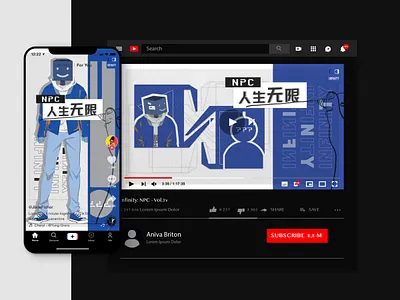 Video Channel Graphic Design branding design graphic design illustration logo vector