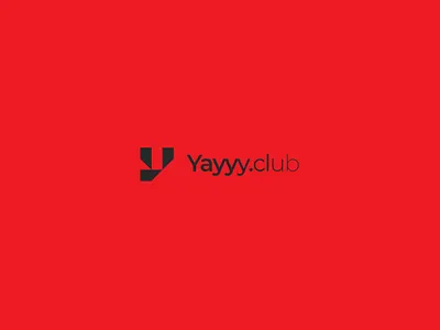 Yayyy.club – Modern Bar & Club Logo Design bar logo black and white logo branding design club identity contemporary design creative logo geometric logo logo design minimal logo modern logo nightclub branding nightlife branding visual identity wordmark