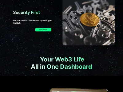 ChainSense Landing Page crypto currency landing page wallet web3