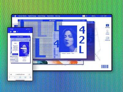 Personal Responsive Website Design design motion graphics portfolio responsive ui ux web website