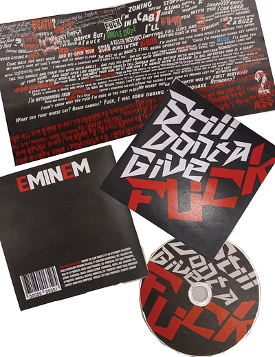 Still Making Lyric Books (Eminem Lyric Book) design graphic design illustration typography