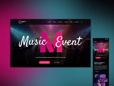 Music event appdesign css ecommercewebsite html interface landingpage mockup prototype shopifystore uidesigner uiexperience uitrends userexperience uxdesigninspiration uxuidesign webdesignservices website websitebuilder websitedevelopment woocommercewebsite