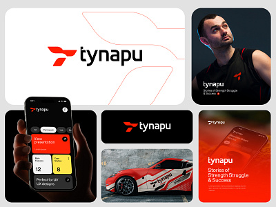 Tynapu Modern minimalist Logo and Branding Design 3d brand design brand guidelines brand identity branding business logo colorful logo company logo design flat graphic design letter logo mark logo design minimal logo minimalist logo modern logo sports logo t logo t logo icon t sports logo
