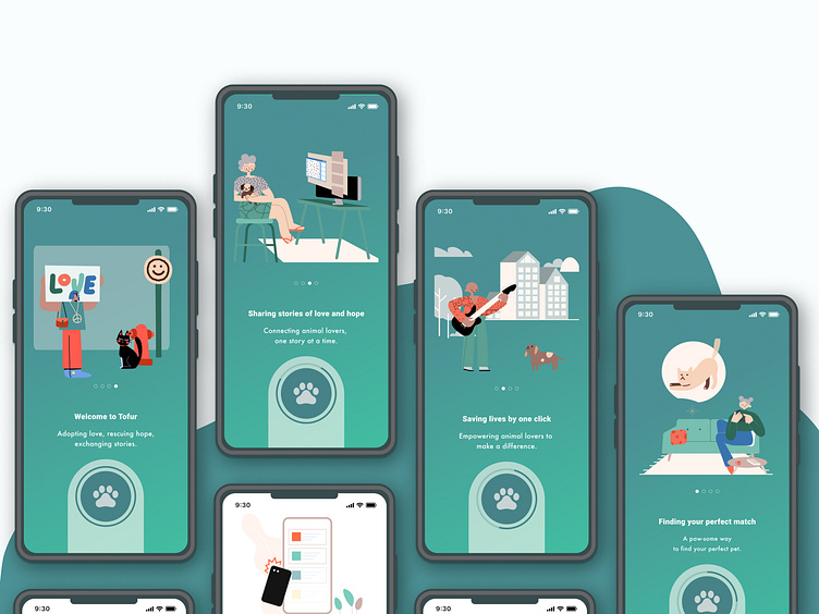 Animal Adoption & Rescue Mobile App UI/UX Design by Orlan L Y. on Dribbble