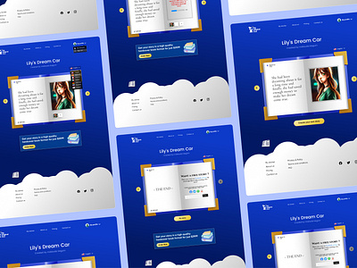 AI SaaS Website UI Design ai agent ai content generation ai landing page ai platform ai saas website ai website artificial intelligence content writing website hero section interface landing page magical kids website modern website product design saas saas design ui uiux design web design website