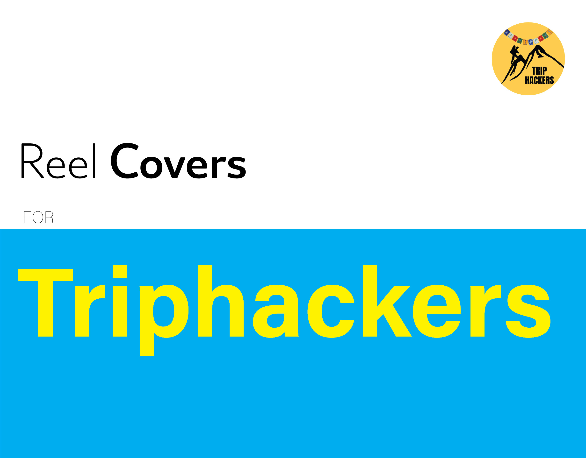 REEL COVERS FOR TRIPHACKERS branding graphicdesigner instagram post reels socialmedia triphacekrs