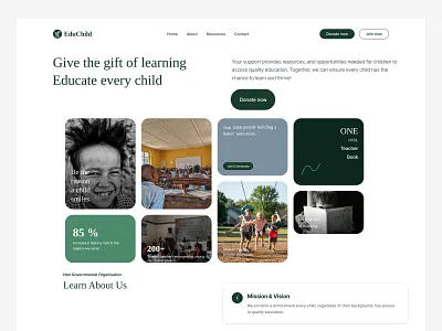 Education Website Design adobe xd clean creative education website minimal minimal website mobile app mobile ui modern website saas ui design uxui uxui design web app website website design